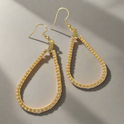 Gold Bead Joy Earrings