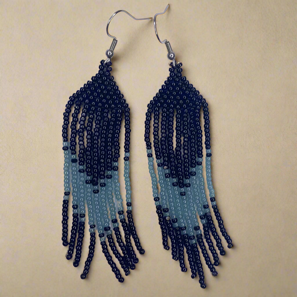 Fringe Bead Earrings