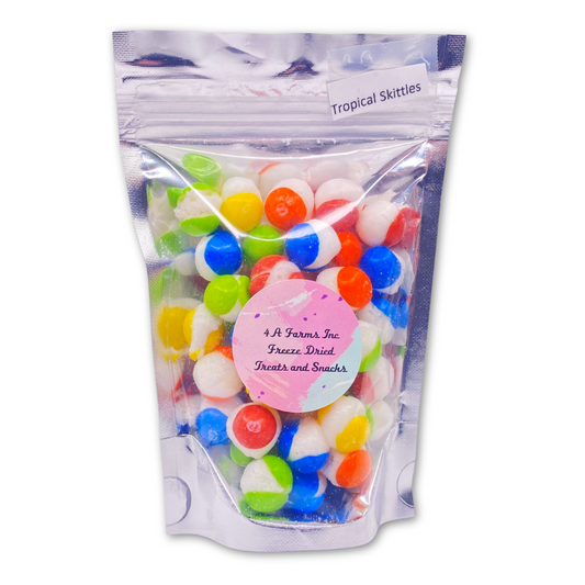 Freeze dried tropical skittles small