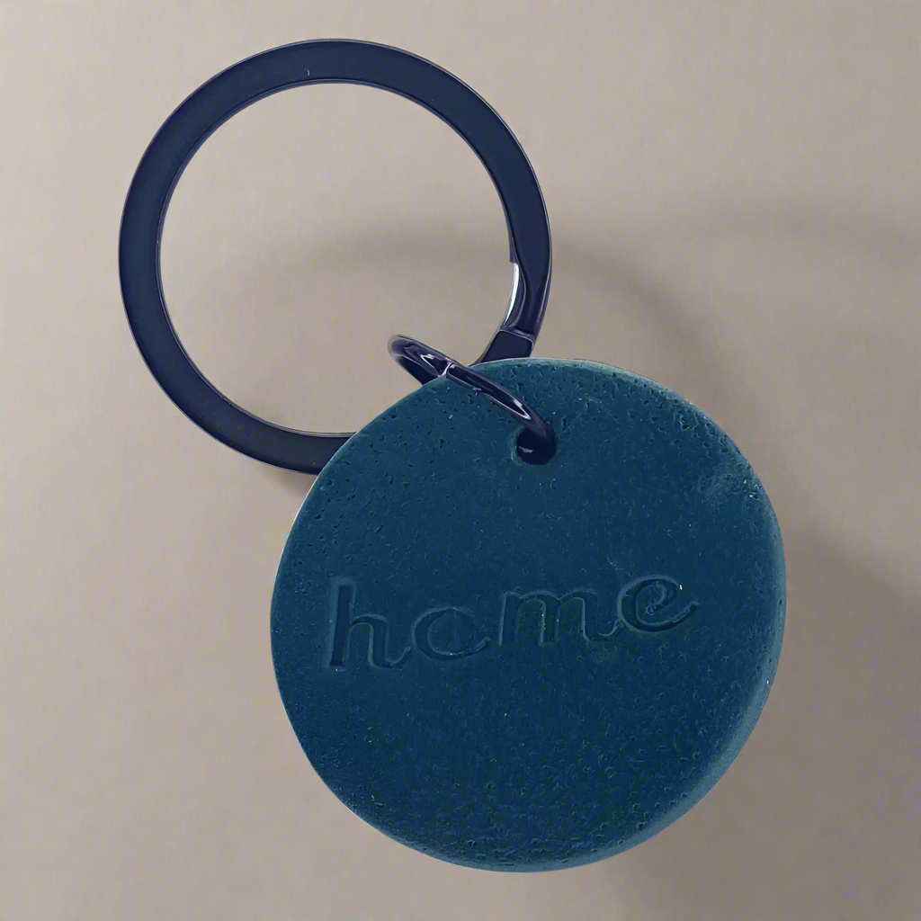 Home Clay Keychain