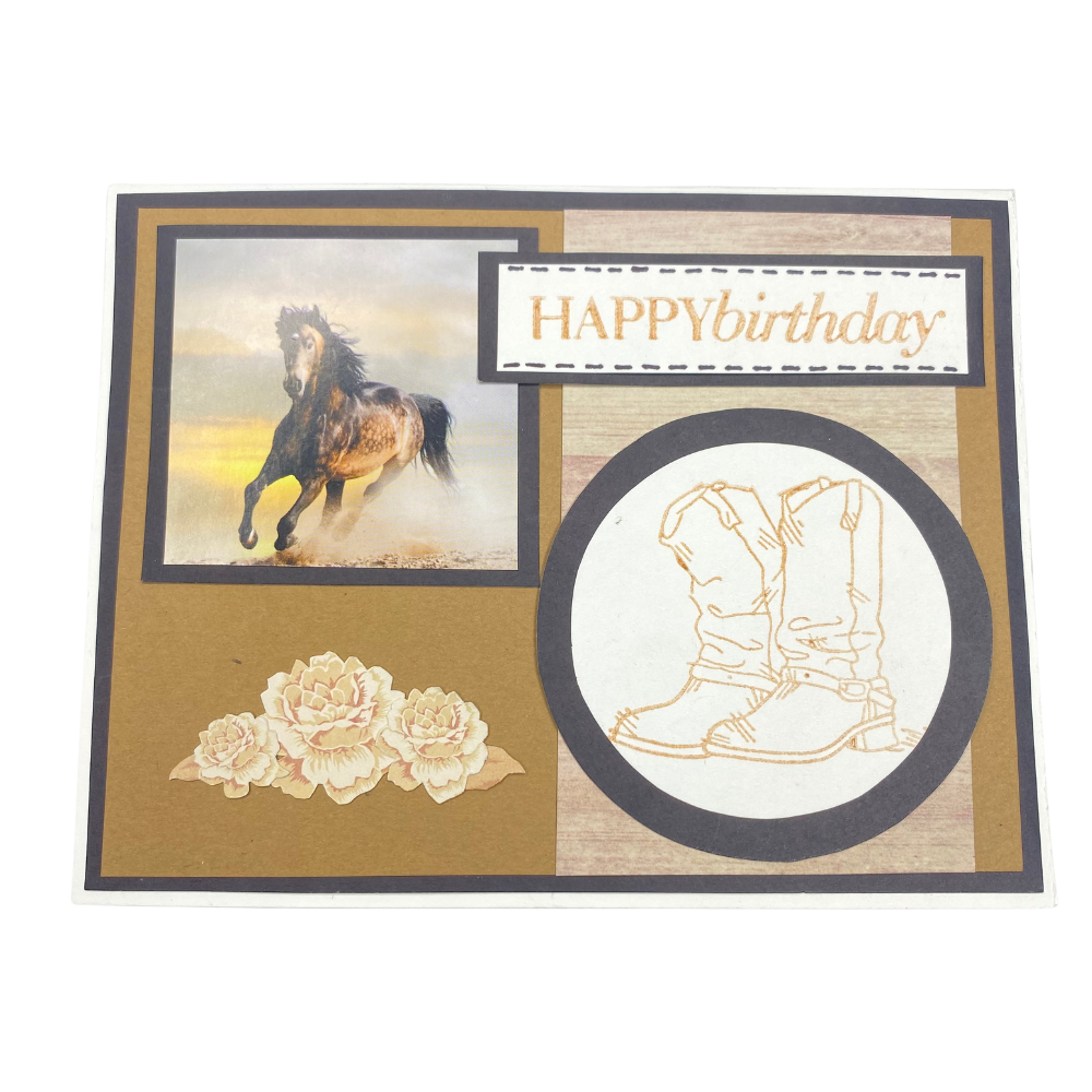 Birthday Card With a Horse Picture