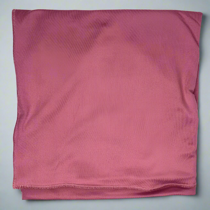 Pink Jersey Blanket With Hat